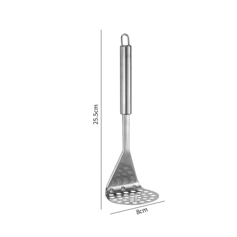 Hand Held Potato Masher, Pressed Potato Crusher,  Potatoes Mud Pusher, Stainless Steel Smooth Musher, Kitchen Cooking Gadget, Stainless Steel Press Mashed Potato Tool