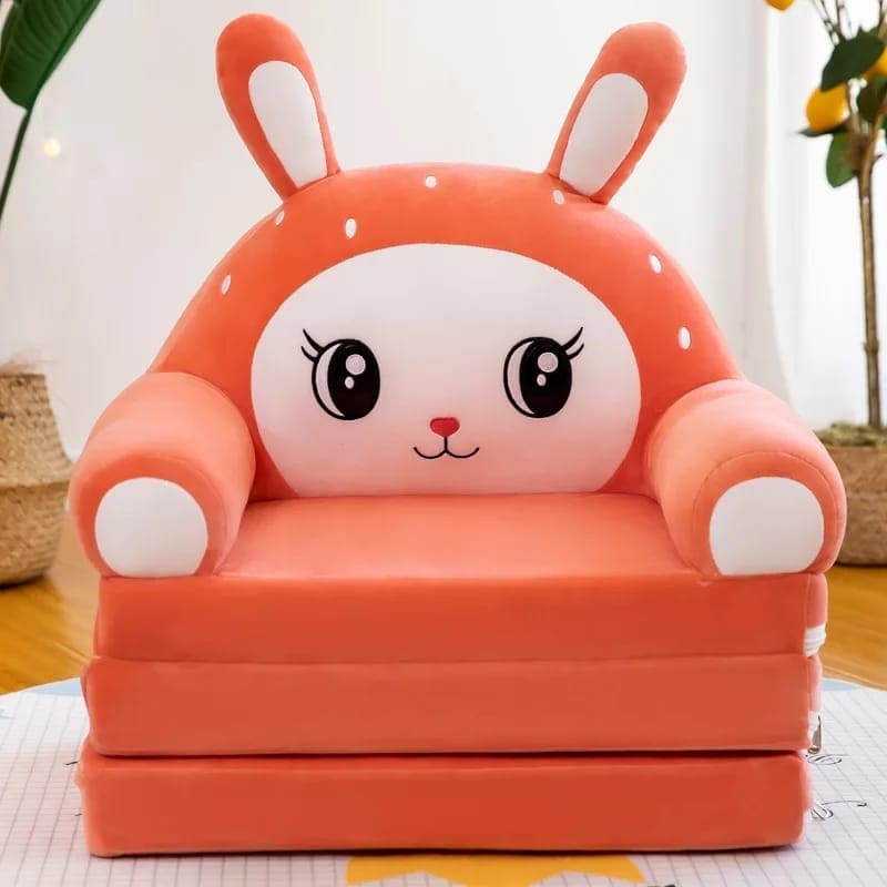 3 Layer Baby Sofa Kids Folding Sofa Bed Cute Cartoon Sofa For