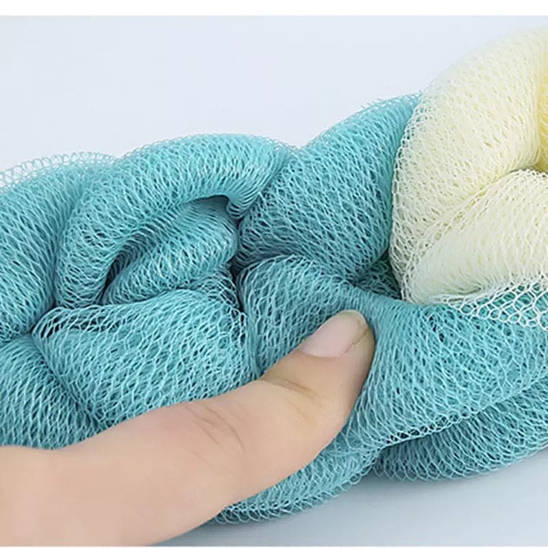 Flower Mesh Shoulder Scrubber, New Men Women Bath Sponge Towel Rub Brush, Body Wash Dry Brush, Mesh Shower Wash Sponge, Bubble Massage Brush, Shower Bath Wash Cloth
