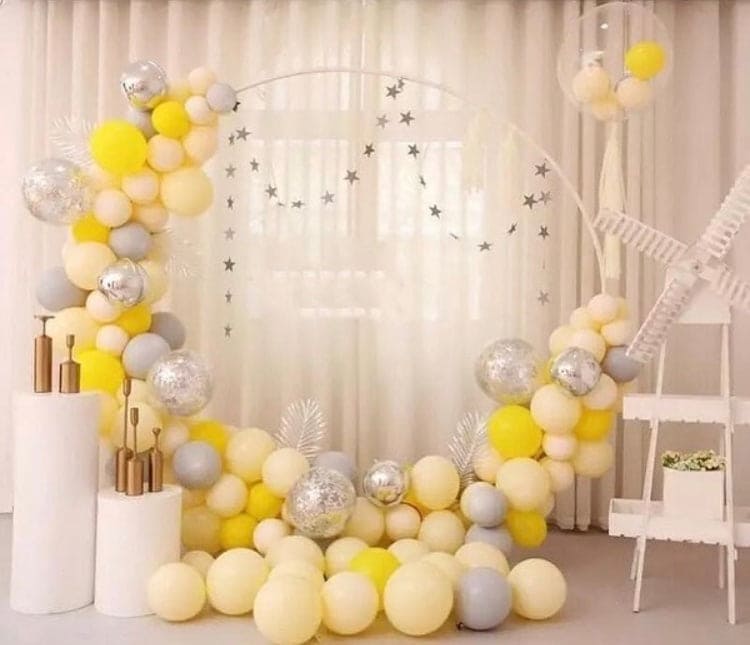 Macron Color Arch Set, Balloon Garland Arch Kit, Balloon Set For Birthday