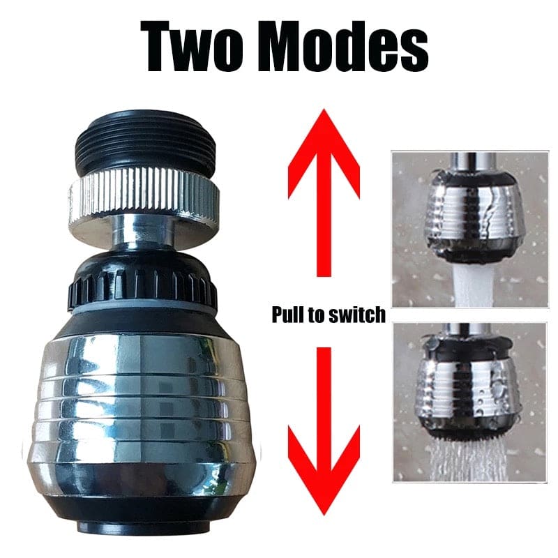 Faucet Extender, 360˚ High Pressure Faucet Nozzle, Filter Faucet Extension Nozzle Tap Connector, Water Saving Tap