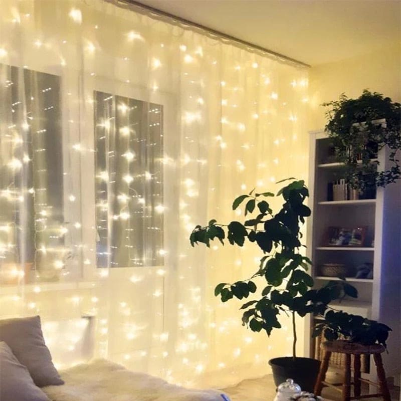 Led Curtain Lights, Garland Light, Outdoor Decorative Light, Fairy String Light