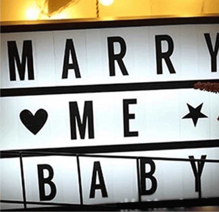 Cinematic Cinema Led lightbox, Led Message Box, Message Light Box