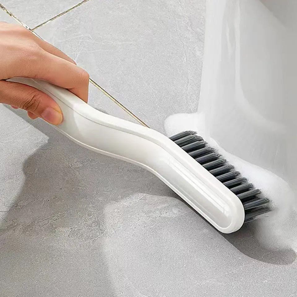 Multifunctional Bathroom Tile Brush, Floor Gab Cleaning Brush, 2-in-1 Multipurpose Brush, Convenient Corner Cleaning Tools, Kitchen Bathroom Cleaning Brush