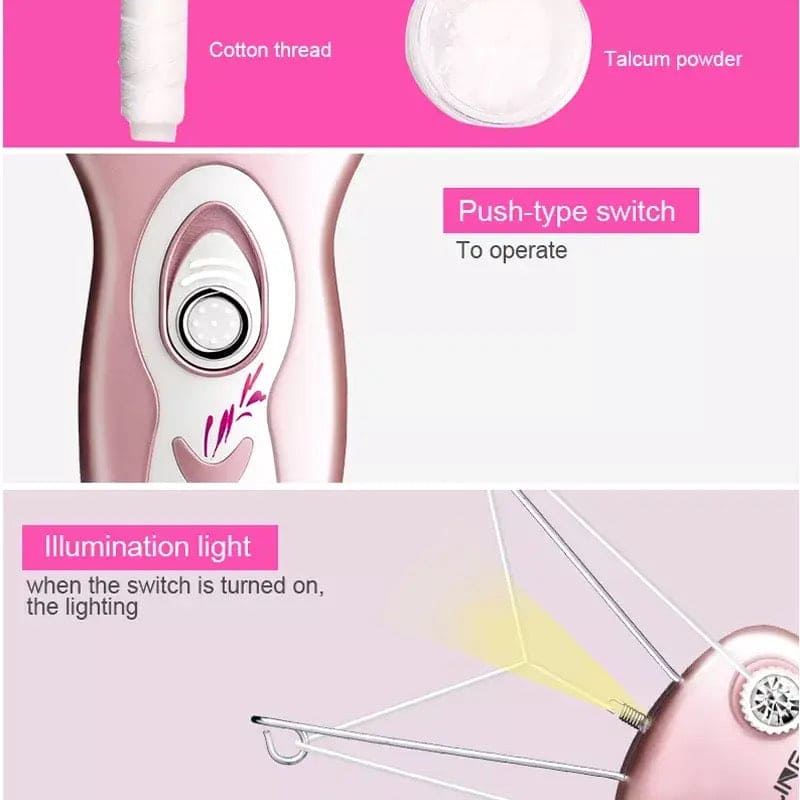 Facial Grooming Kit, Epilator Corded Cordless, Rechargeable Hair Remover, Female Face Body Leg Hair Removal Epliator