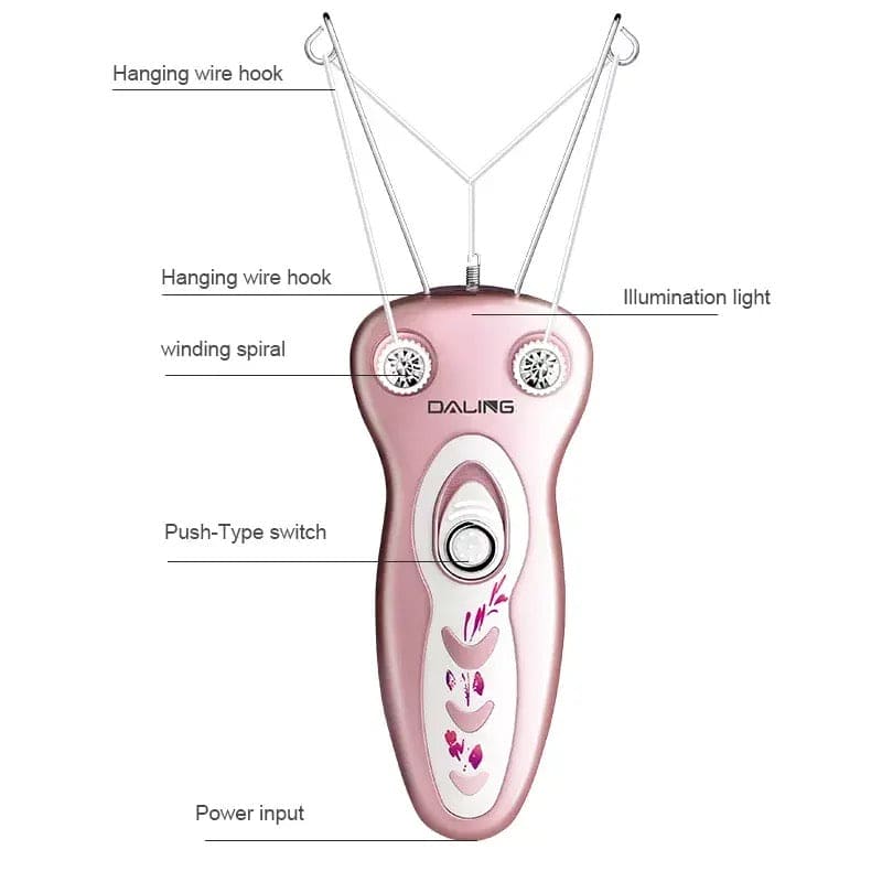 Facial Grooming Kit, Epilator Corded Cordless, Rechargeable Hair Remover, Female Face Body Leg Hair Removal Epliator