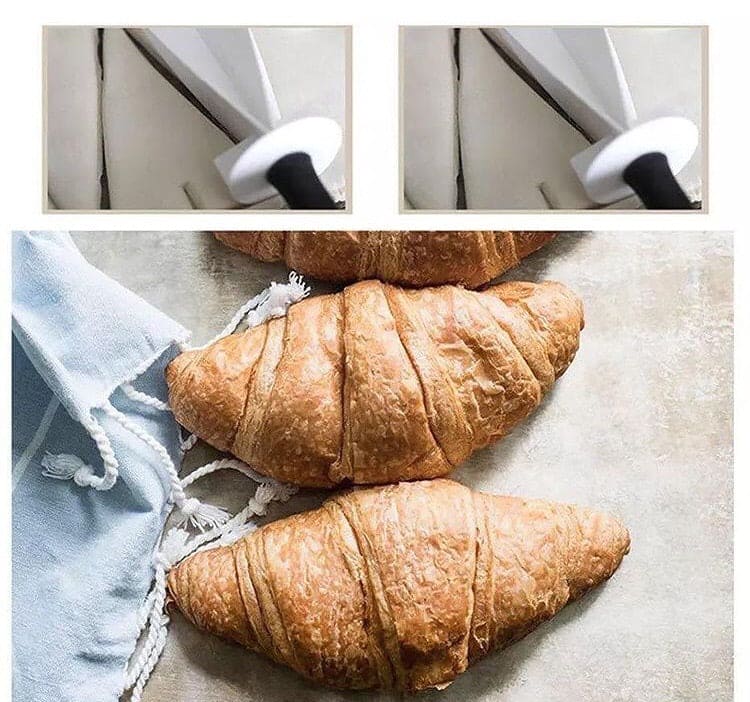 Croissant Cutter, Plastic Croissant Molding Tool, Bread Rolling Dough Cutter
