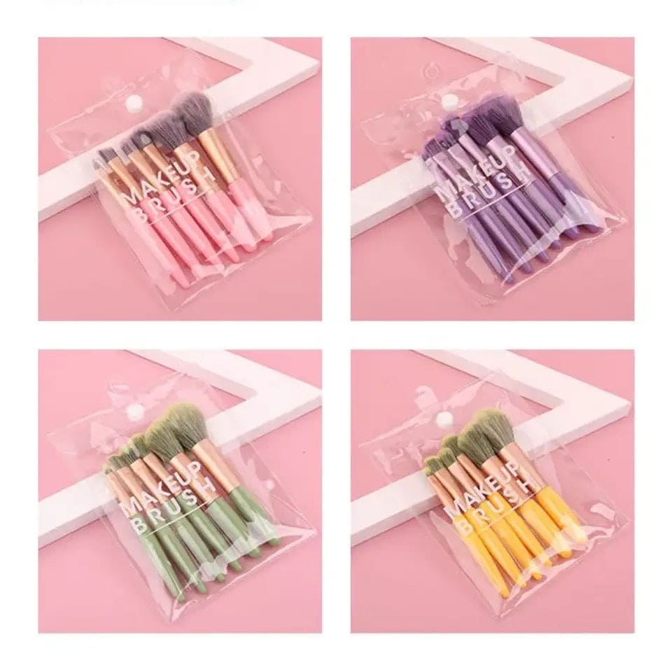 Set Of 6 Sweet Queen Makeup Brushes, Soft Makeup Brush, Cosmetic Brush With PVC Bag, Portable Travel Women Makeup Brushes Set, Soft Hair Blending Eye Makeup Brushes Set with Case