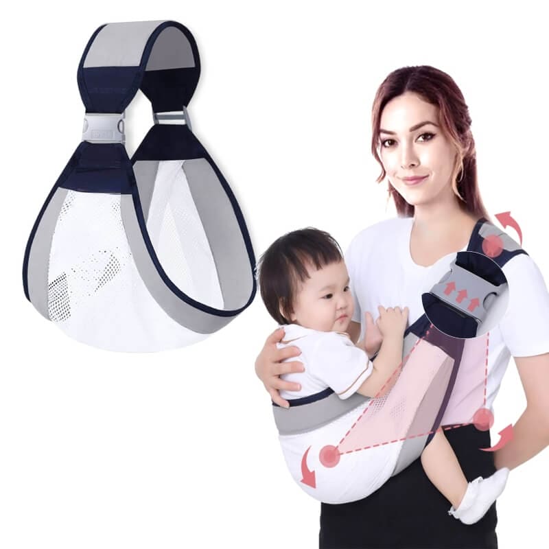 Baby Cling Wrap, Multifunctional Baby Carrier Ring Sling, Carrier Comfortable Infant Kangaroo, Baby Toddler Carrier, p Seat For Newborn Multi-function Infant Sling Carrier