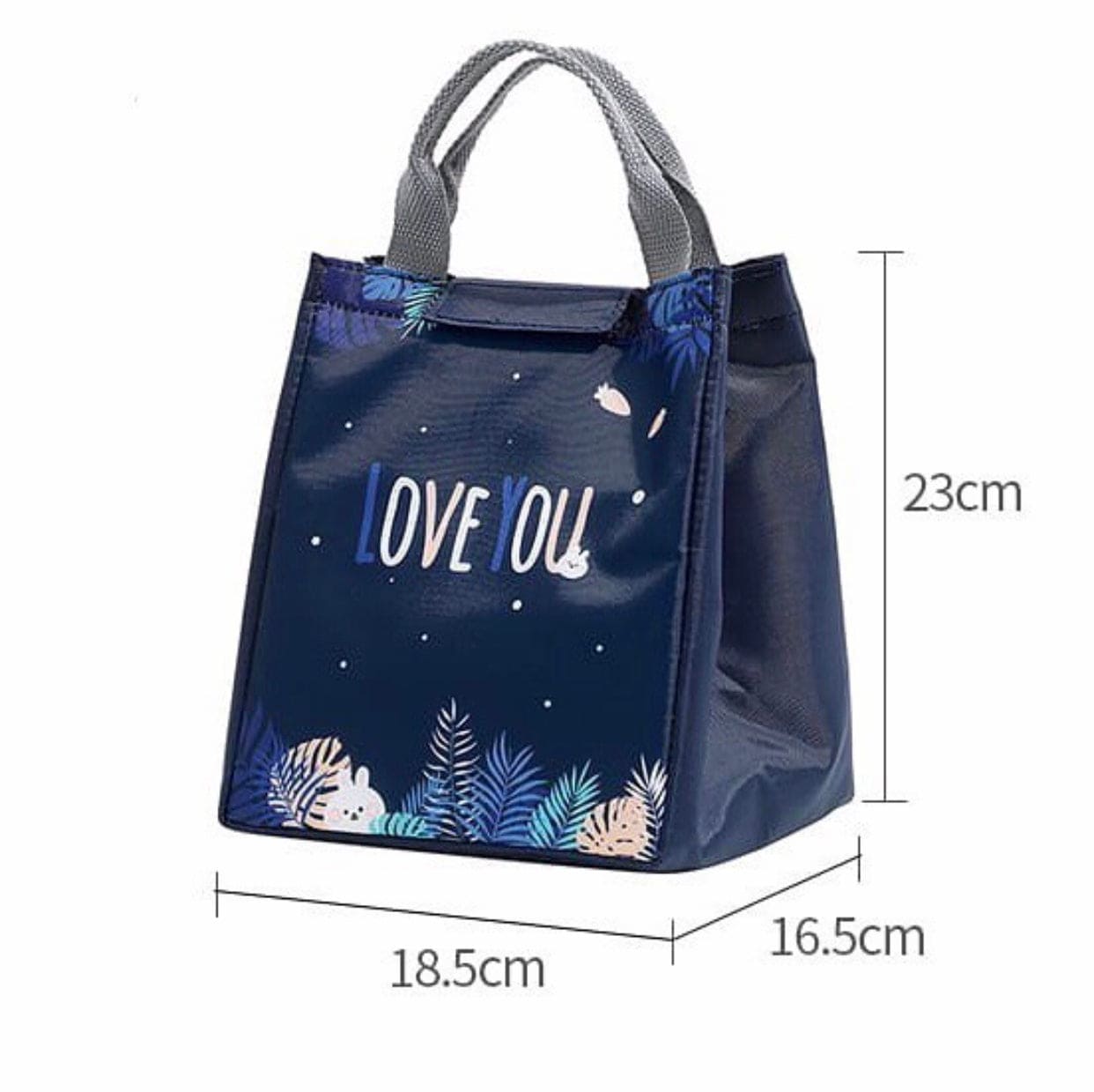 Thermal Food Picnic Lunch Bags, Functional Pattern Cooler Lunch Box Portable Insulated Canvas Lunch Bag, New Insulated Lunch Box Tote Bag