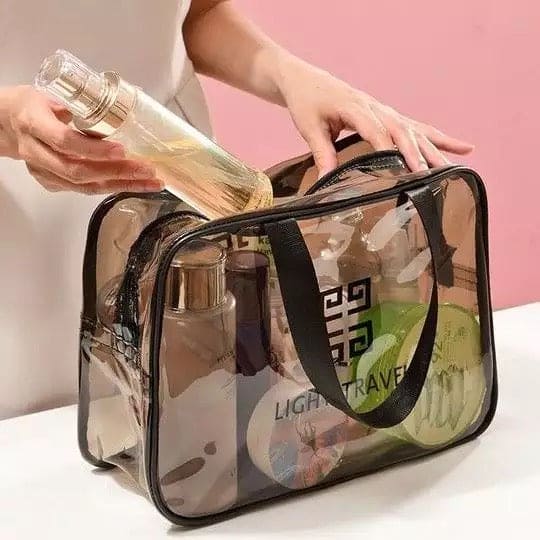 Easy To Travel Storage Bag, Transparent PVC Portable Travel Cosmetic Bag, Waterproof Travel Makeup Bag, Dream Travel Bag