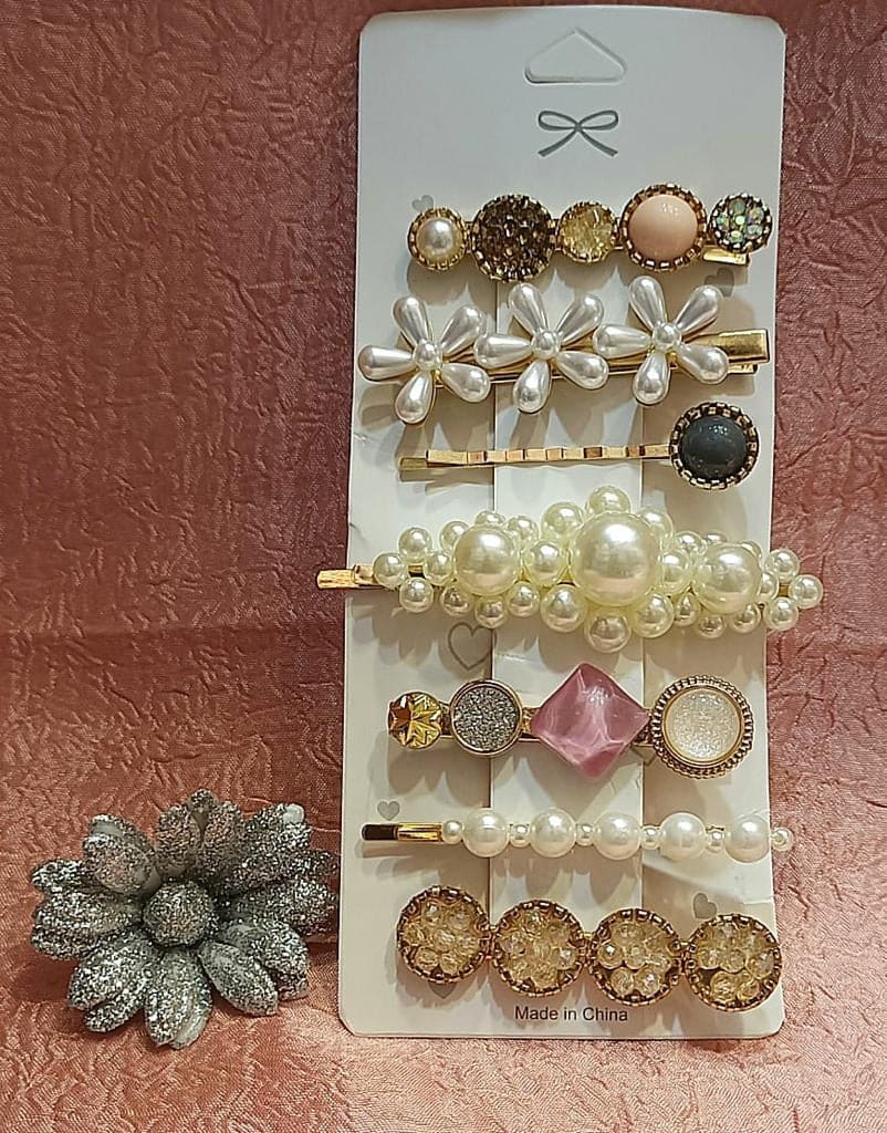 Luxury Jewellery Card, Candy Colors Pearl Hair Clip For Women, Geometric Crystal Hair Barrettes, Girl Hair Accessories