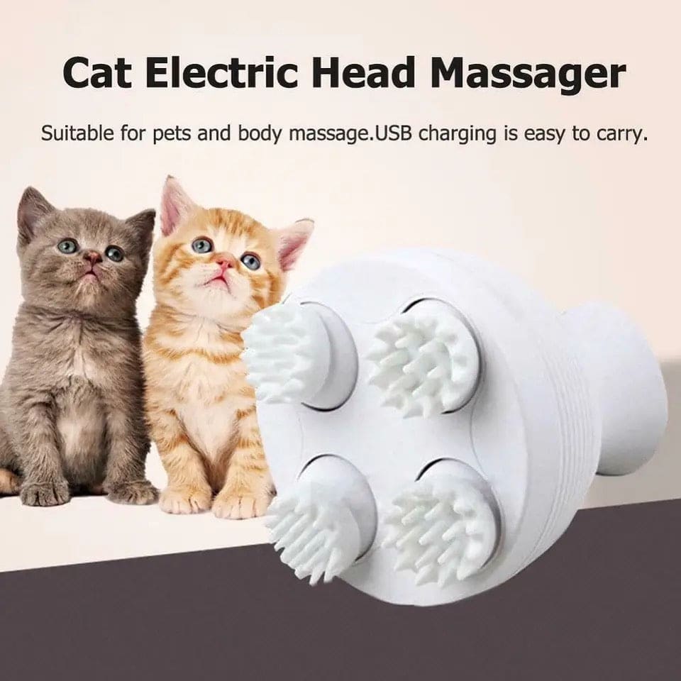Cat Claw Head Massager, Electric Head Massager, Wireless Scalp Massager, Long Grasping Hand Scalp Massager, Automatic Rotate Massager, Portable Silicon Head Muscle Relaxing Device, Handheld Head Scratcher, Handheld Head Scratcher