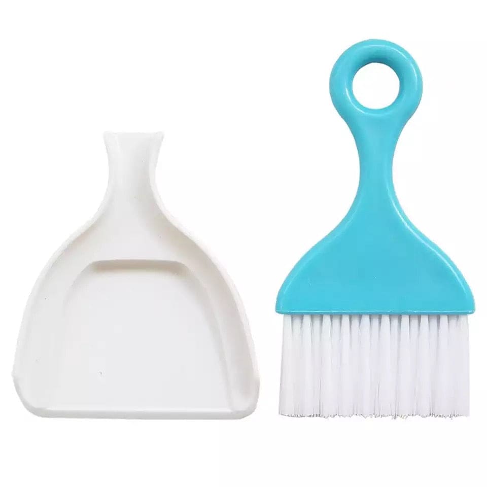 Mini Desktop Sweep Cleaning Brush Duster With Dust Pan, Small Broom Set With Dustpan, Mini Broom Keyboard Cleaning Brush, Floor Dust Collector