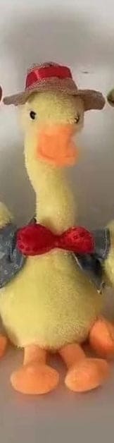 Lovely Talking Toy Dancing Duck, Electronic Dancing Ducks with Funny Clothes, Duck Plush Toy, Luminous Recording Learning to Speak Twisting Kid Toy, Speak Talk Sound Record Repeat Toy, Kids Education Toy