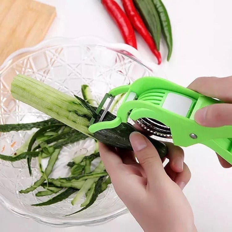 Multifunctional Vegetable Peeler, 2-in-1 Peeler Slicer, Fruit Vegetable Salad Shredder Cutters