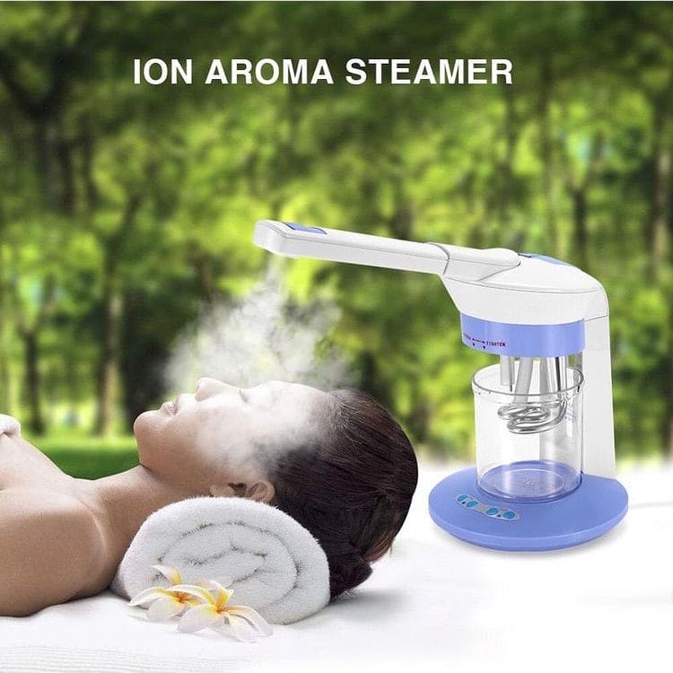 2 In 1 Facial Sauna Ozone And Steam, Professional Aromatherapy Facial Steamer, Nano Iconic Steaming Machine
