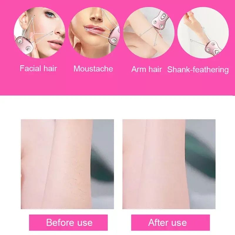 Facial Grooming Kit, Epilator Corded Cordless, Rechargeable Hair Remover, Female Face Body Leg Hair Removal Epliator