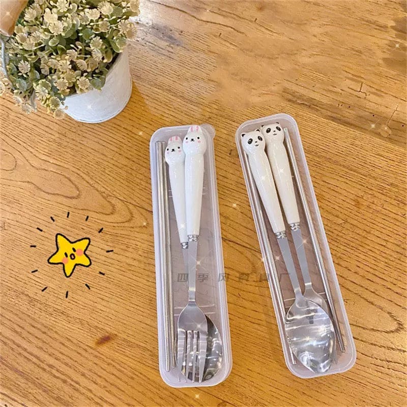 Transparent Rectangle Storage Box, Convenient Cutlery Box, Portable Makeup Brush Organizer, Transparent Cover Storage Box Kitchen Accessories, Clamshell Plastic Cutlery Box, Transparent Packaging Chopsticks Spoon Storage Box