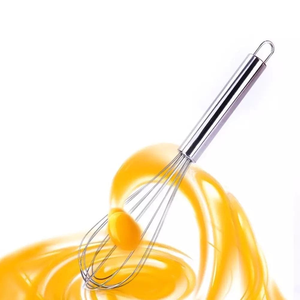 Stainless Steel Balloon Whisk Beater, Kitchen Baking Tools, Egg Beater Mixer Kitchen Tool, Household Kitchen Baking Mixing Tool, Handheld Whisk for Blending, Whisking, Beating, Stirring And Mixing