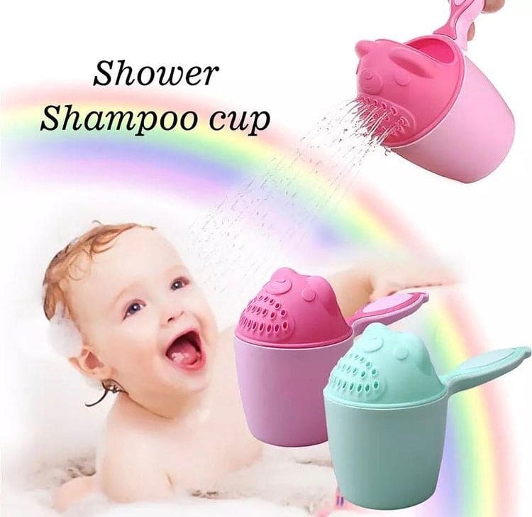 Cute Baby Shower Mug, Baby Bath Rinse Mug, Cartoon Shampoo Rinse Mug