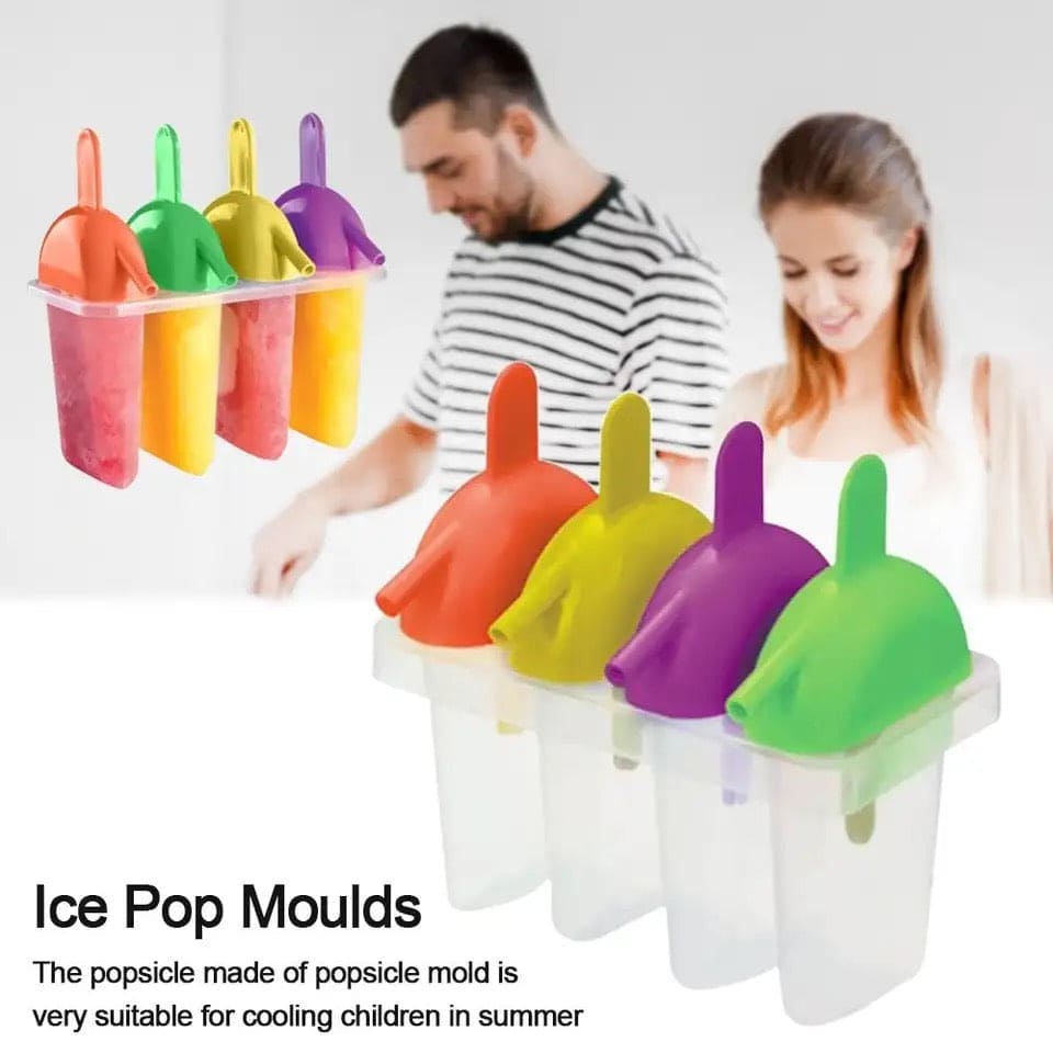 Creative Ice Cream Stick Mold, Ice Pop Lolly Maker Tray, Cream Popsicle Yogurt Mold Maker Mold, Reusable Ice Cream Molds, Homemade Freezer Ice Lolly Mold