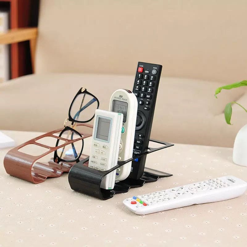 Metal Remote Control Organizer, 4 Layer Smart Metal Remote Stand, Stainless Steel Multi Layer TV Remote Control Holder