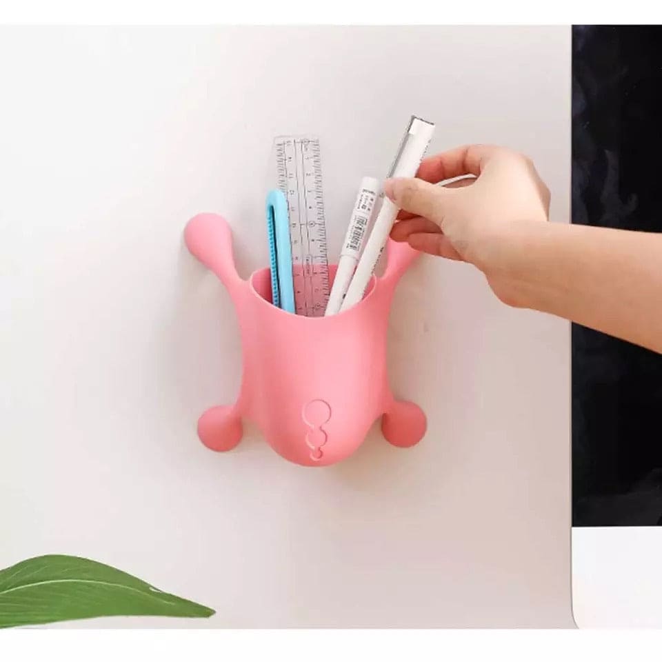 Multi-function Mini Lovely Office Creative Flower Pots, Wall Mounted Window Desk Pencil Holder, Mini Stationary Holder, Brush Holder