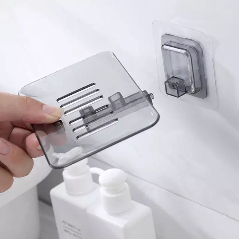 Self Draining Soap Holder, Wall Mounted Soap Dish, Creative Soap Dish Holder, Soap Draining Tray For Bathroom