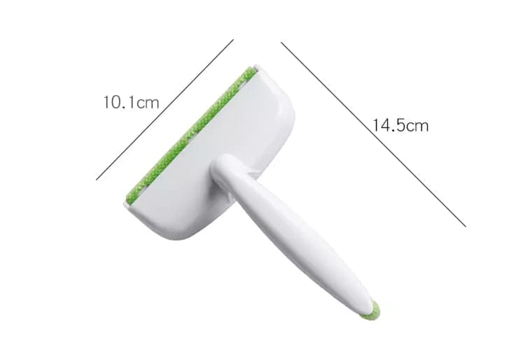 Manual Mini Double Head Lint & Cat Hair Cleaning Brush, Sofa Bed Seat Gap Cleaning Brush, Car Air Outlet Vent Dust Remover, 2 Heads Sofa Bed Seat Gap Cleaner, Clothes Fuzz Fabric Shaver Brush, Power-Free Fluff Removing Roller for Sweater