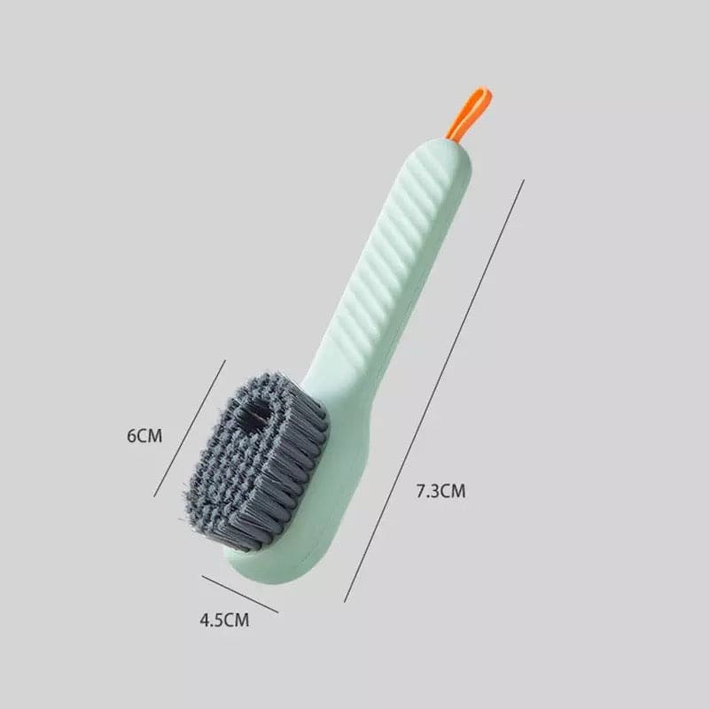Liquid Shoes Brush, Multifunction Soft Bristled Brush, Automatic Filling Shoe Clothes Board Brush, Home Cleaning Tool, Long Handle Shoe Brush, Long Handle Shoe Brush