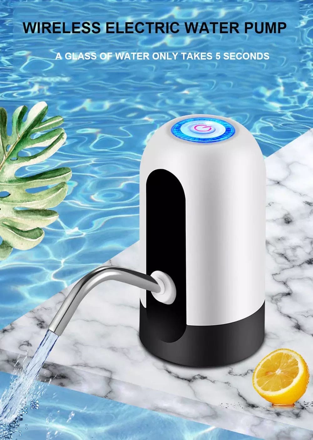 Portable Electric Water Pump Dispenser, Automatic Water Dispenser, Ele ...