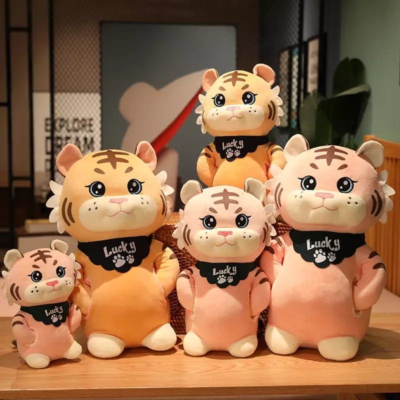 Tiger Soft Plush Toys, Stuffed Cartoon Animal Toys For Kids