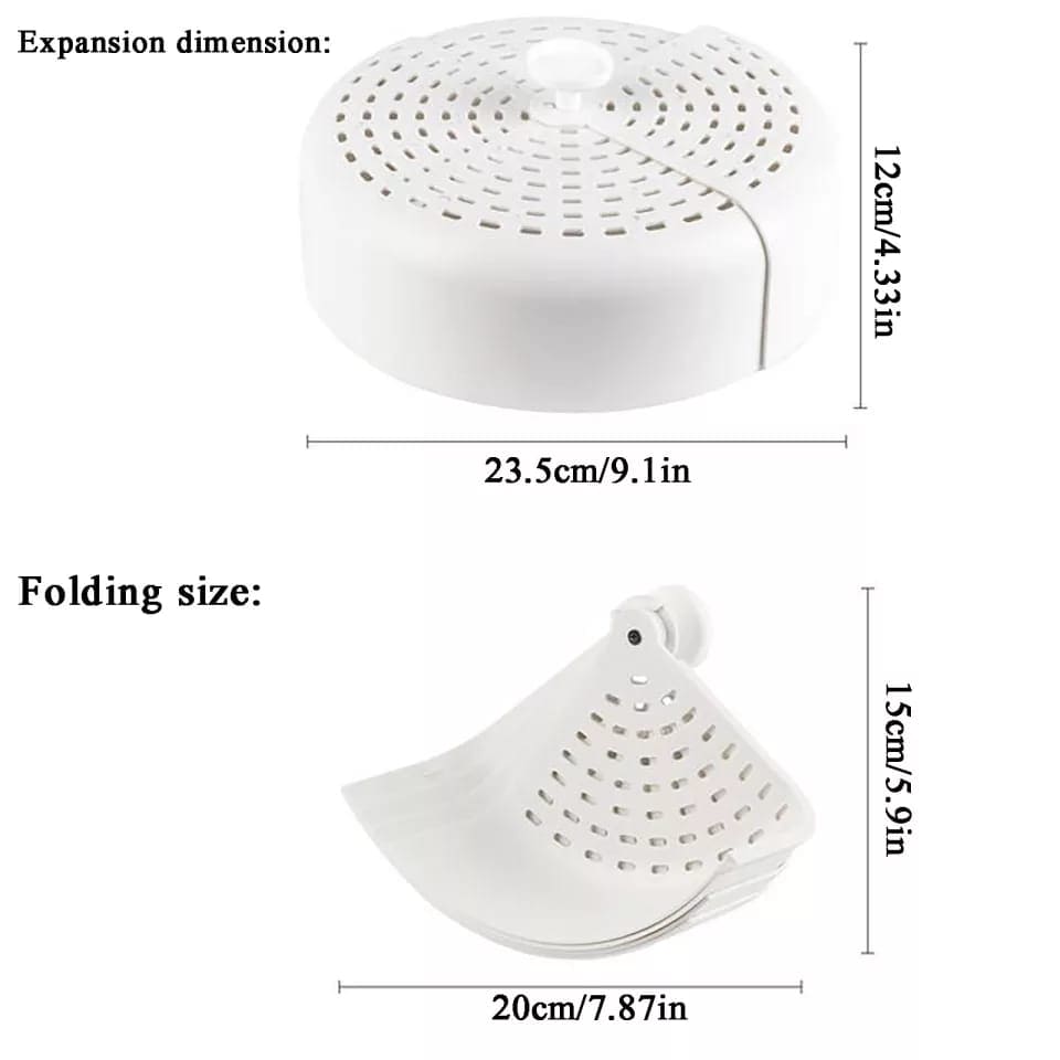 Foldable Food Cover, Anti-mosquito Plastic Breathable Dining Table Lids, Anti-fly Dustproof Vegetable Cover, Kitchen Specialty Tool