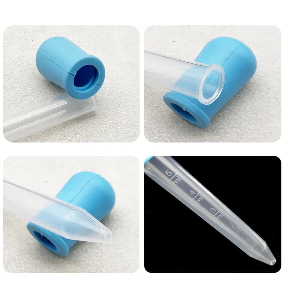 Baby Feeding Dropper, Silicone Soft Head Pipette Liquid Food Dropper, Kids Medicine Dropper, Children Food Dropper, Needle Feeder Squeezer