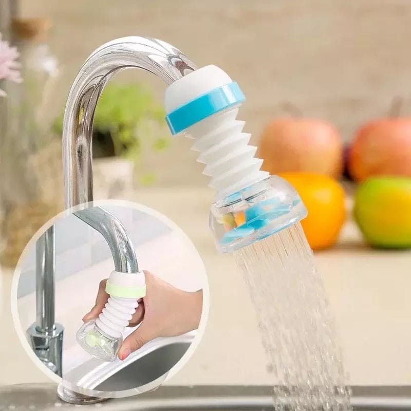 Fan Water Saving Tap, 360˚ Degree Rotatable Water Saving Tap, Durable Faucet Filter Nozzle, Tap Aerator Diffuser Faucet Nozzle Filter Adapter