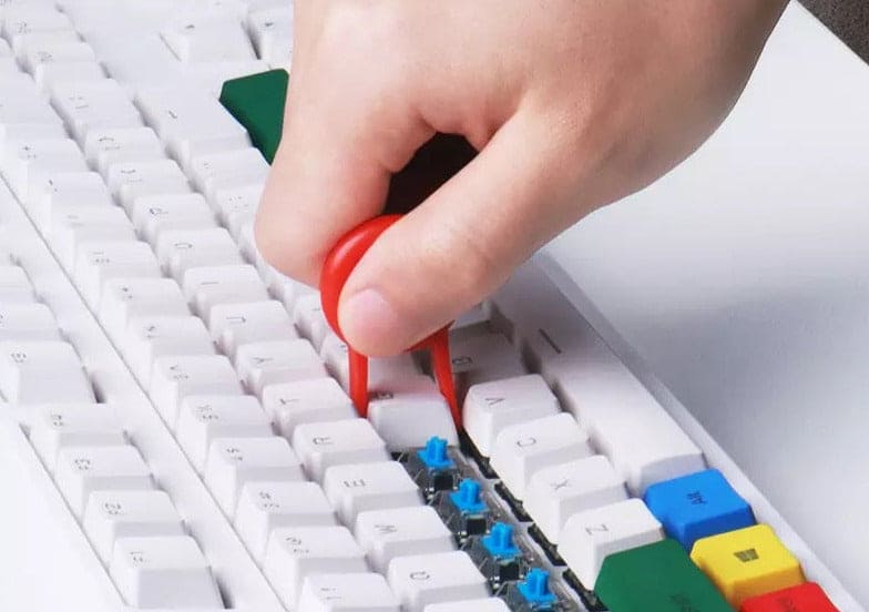 Keyboard Cleaning Brush, Computer Earphones Cleaning Tool, Keyboard Cleaner Keycap Puller Kit For PC Airpods, Safe Keyboard Brush, Durable Effective Universal Detachable Keyboard Brush