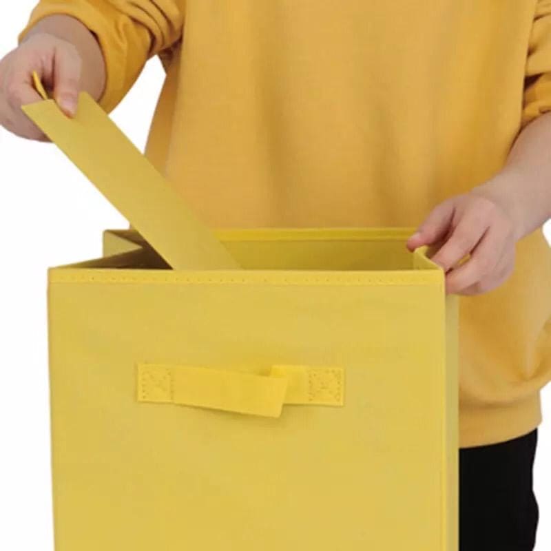 Foldable Cube Storage Box, Large Capacity Clothes Storage Basket