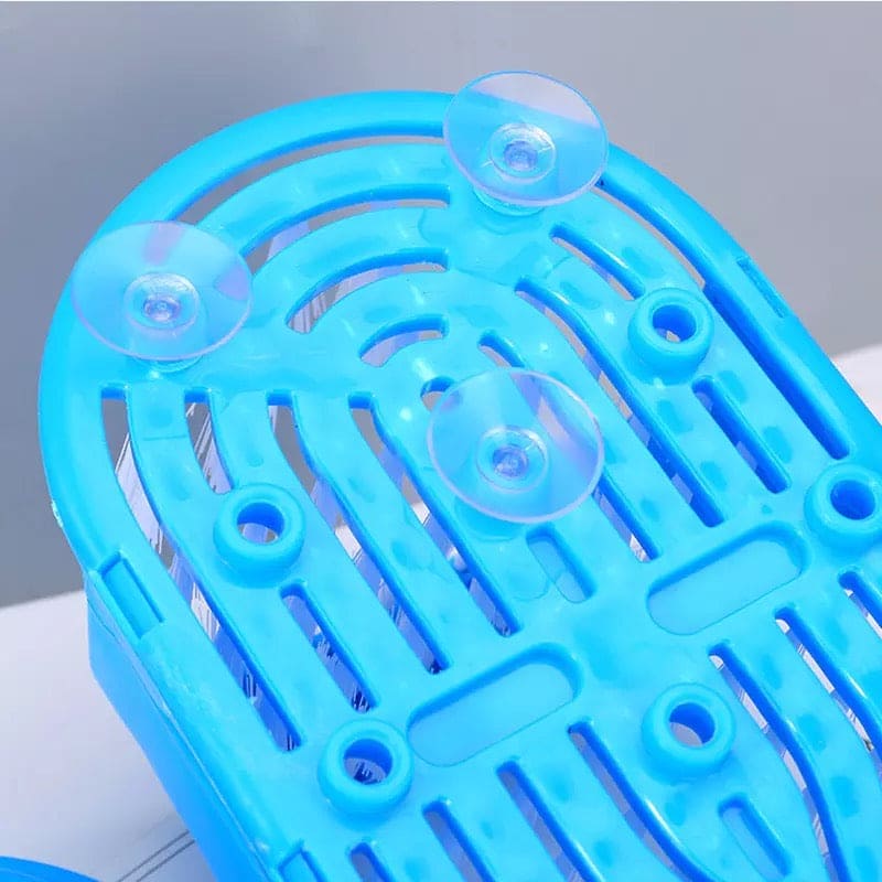 Bath Feet Slipper, Foot Cleaning Brush Slipper, Foot Scrubber Bath Shoe with Brush, Bathroom Massager Slipper, Room Foot Care Cleaning Scrubber Brushes, Pumice Stone Foot Scrubber