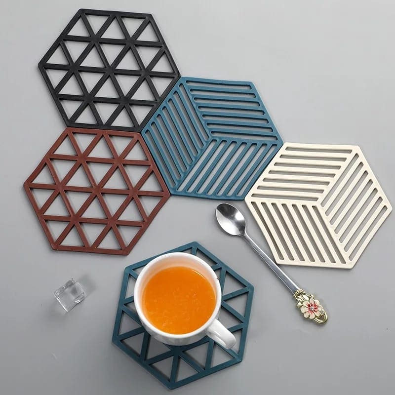 Hollow Mug Coaster, Coffee Tea Cup Coasters, Pot Pan Holder, Heat Insulation Mat, Kitchen Placement Bowl Plate Pad