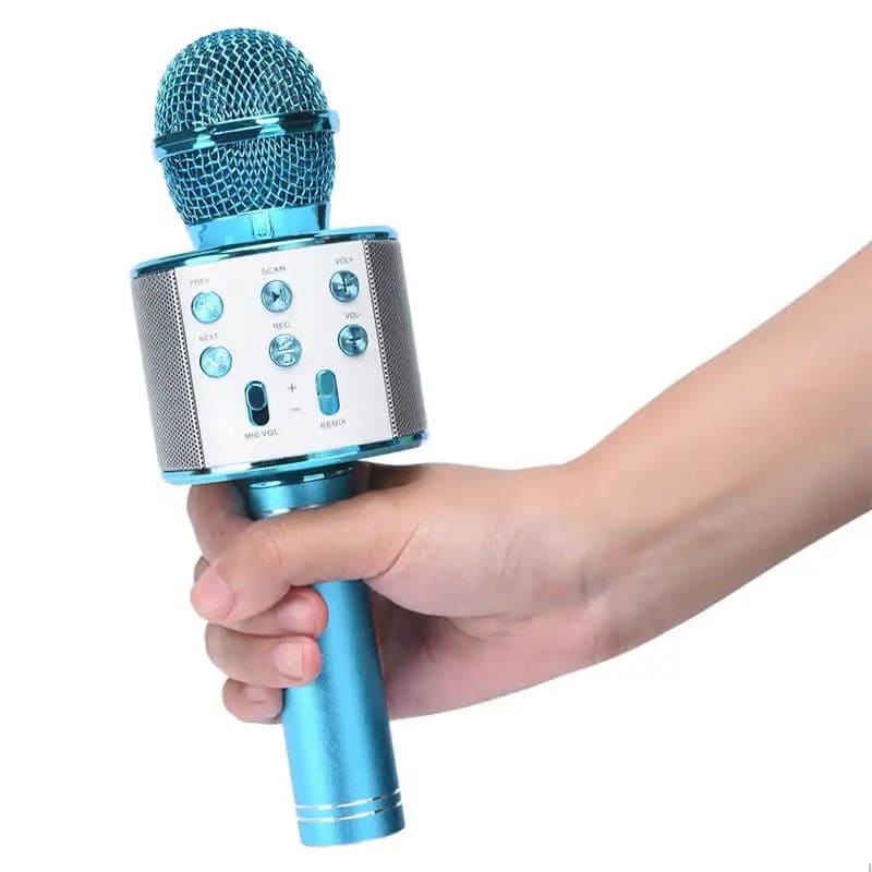 Handheld Microphone Speaker, Portable Handheld Singing Karaoke Mic Speaker, Mobile Phone Wireless Bluetooth Speaker, Karaoke Microphone Wireless Bluetooth Condenser, Handheld Multifunction Rechargeable Speaker