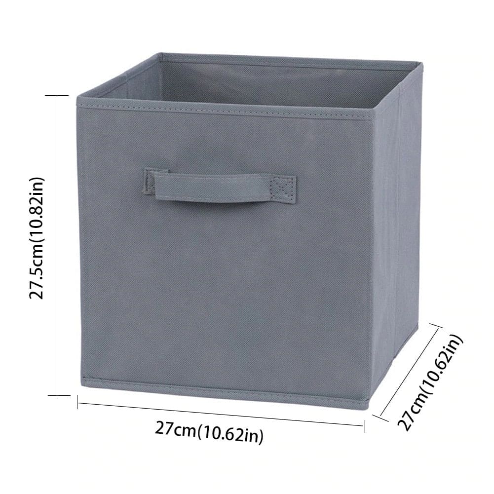 Foldable Cube Storage Box, Large Capacity Clothes Storage Basket