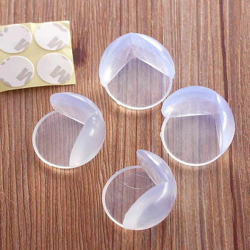 Set Of 4 Child Safety Edge Protector, Transparent Anti Collision Angle Protection Cover, Baby Proofing Table Corner Guards