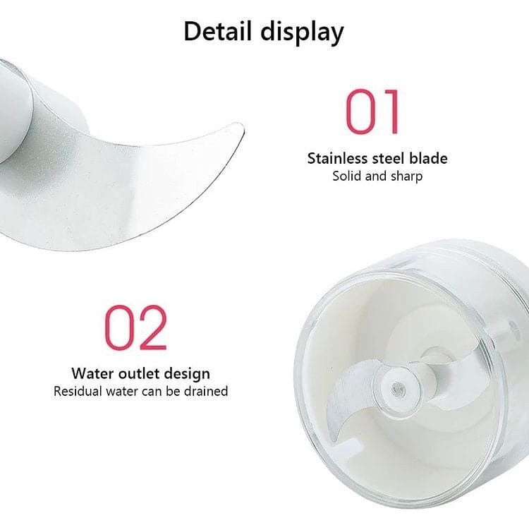 Mini Chopper, Multifunctional Hand Held Vegetable Chopper, Hand Pull String Food Chopper, Manual Food Processor