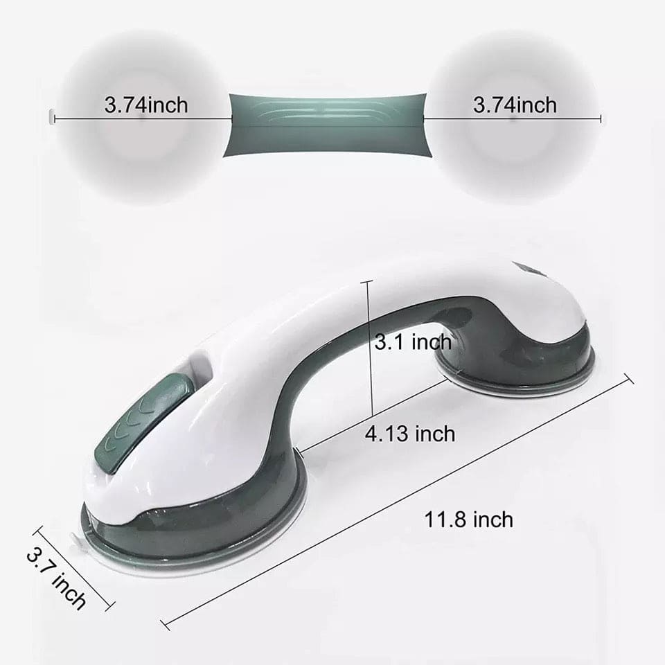 Newly Bathroom Safety Grab Bar, Non Slip Support Toilet Handle Vacuum Suction Cup, Vacuum Sucker Suction Cup Handrail, Auxiliary Shower Handle