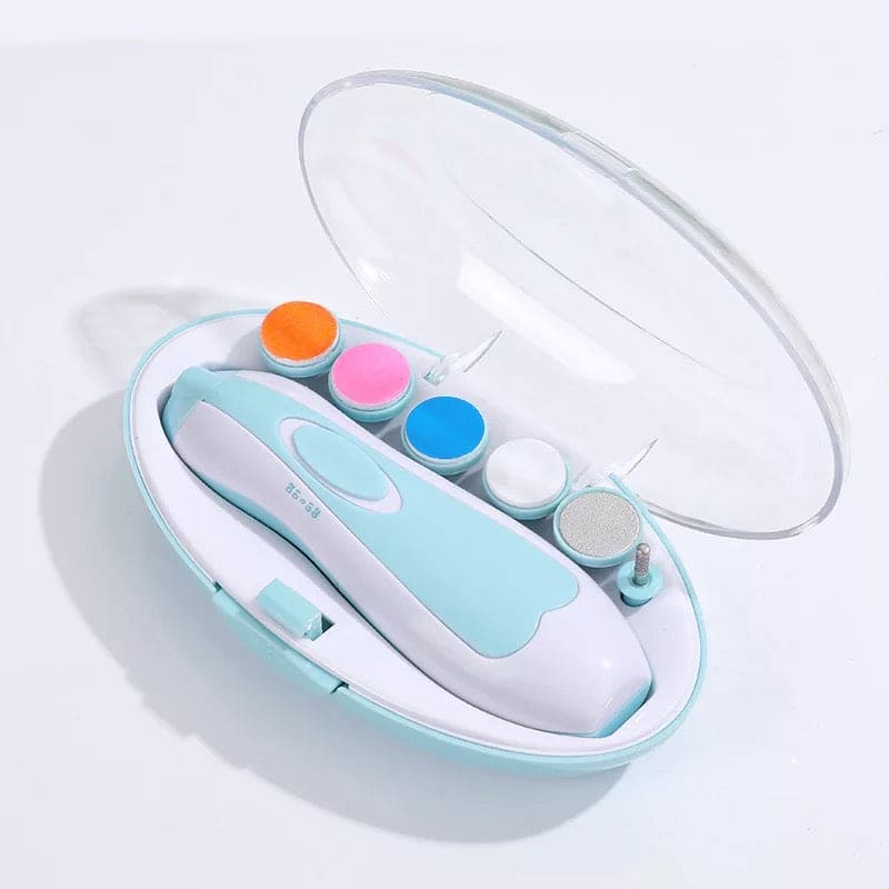 Portable Safe Nail Clipper Cutter, Baby Manicure Pedicure Clipper, Infant Baby Nail Filer, Fingernails Care Trim with LED Light for Infant Toddlers, Children Hub Baby Nail Clippers