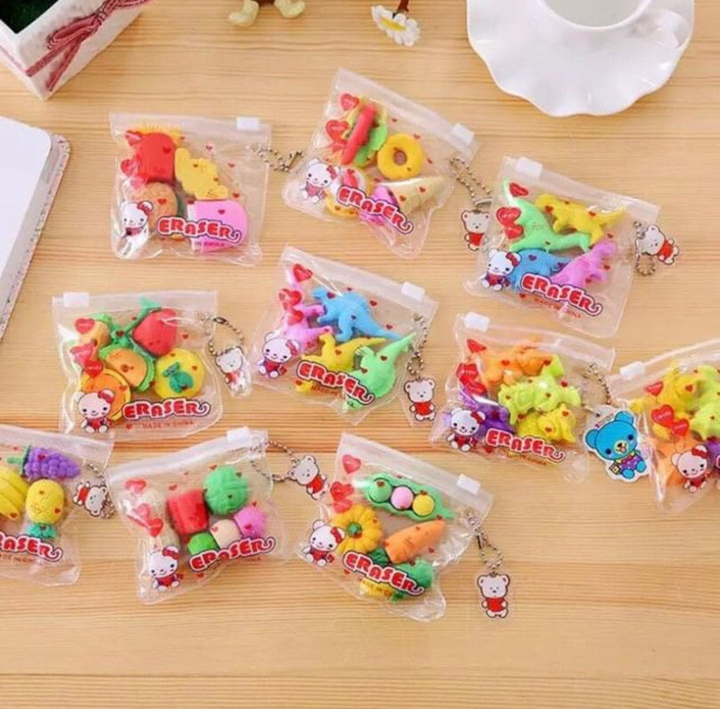 4 x Paperchase Large Butterfly Shaped Eraser Rubber Pencil School 4 x Paperchase Large Butterfly Shaped Eraser Rubber Pencil School