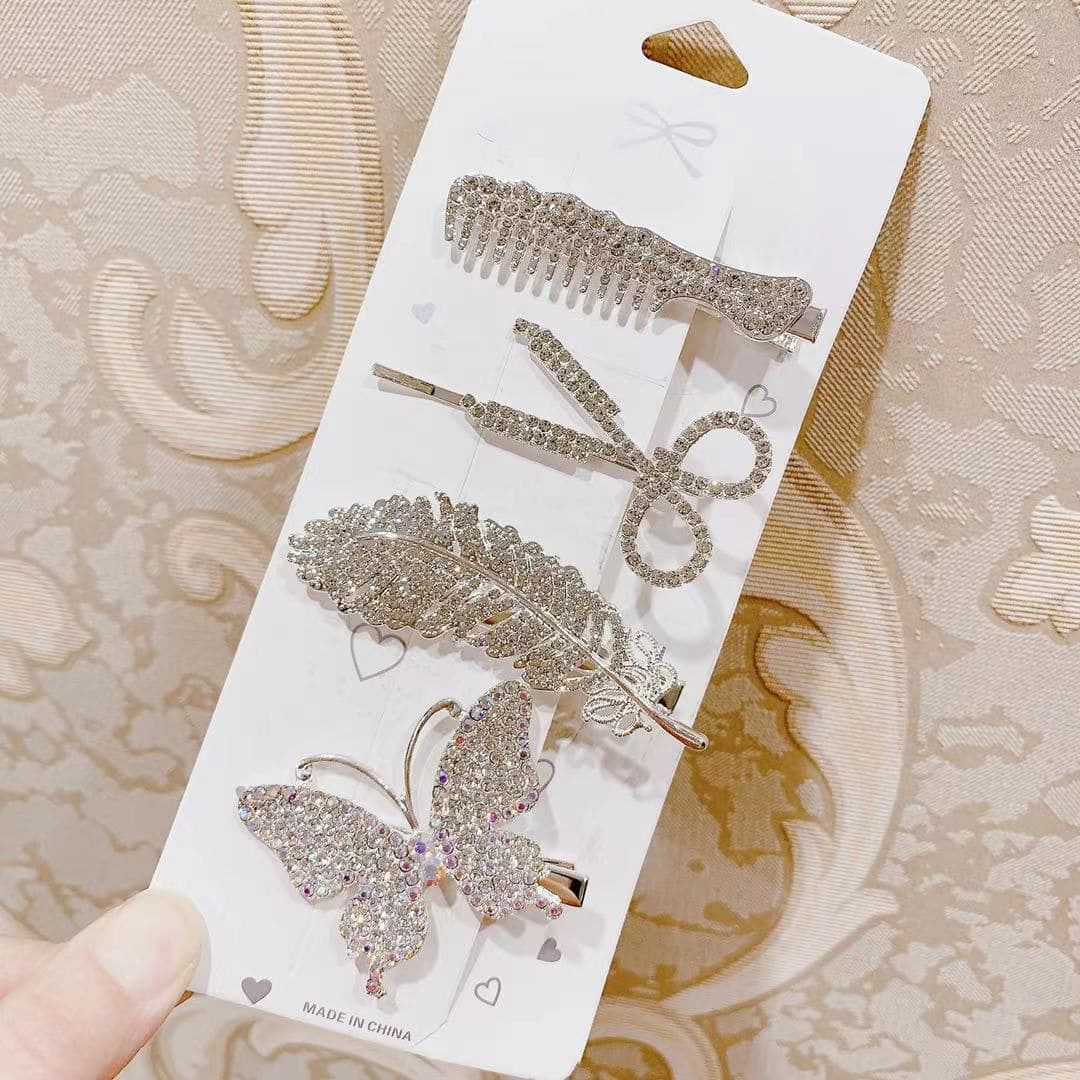 Retro 5 Piece Hair Clip Card, Simple Pearl Side Clip For Women Girls Headband Hairpins, Handmade Pearl Hairpins Pin, Hair Decorative Accessories
