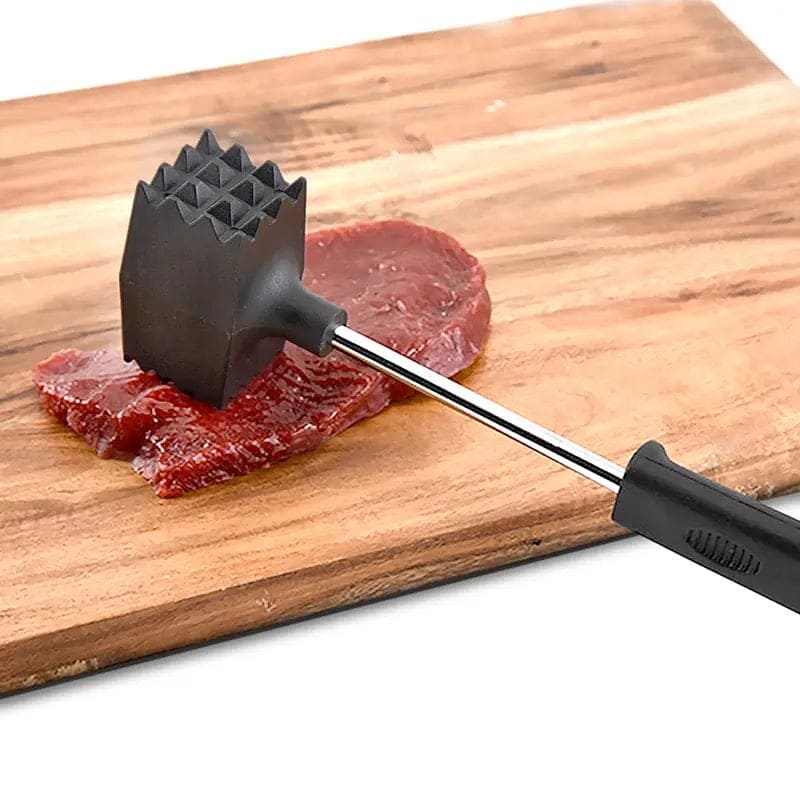 Double Sided Meat Hammer, Stainless Steel Beef Steak Pork Meat Hammer ā  eveen.pk