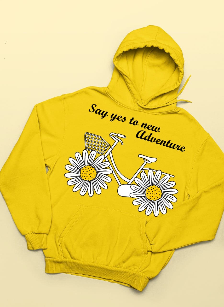 Sunflower Cycle Winter Warm Hoodies And Sweatshirts